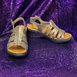 Metallic Gold Sandals by Clarks